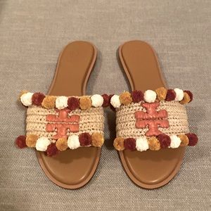 Tory Burch Pom Pom sandals